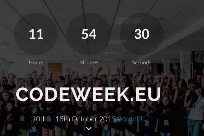 La France accueille la seconde dition de la Code Week, une manifestation destine  promouvoir les langages de dveloppement. Crdit: D.R