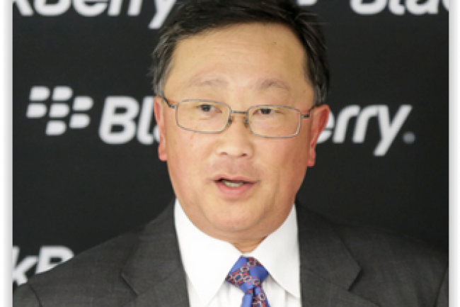 Le CEO de Blackberry, John Chen, abandonnera le marché des smartphones en 2016 si les résultats financiers ne sont pas à la hauteur. (crédit : D.R.)