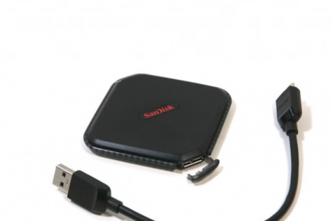 Avec Sandisk, Western Digital assure son avenir dans un monde bientt domin par la NAND flash, ici l'Extreme 500, un SSD d'une capacit de 240 Go.