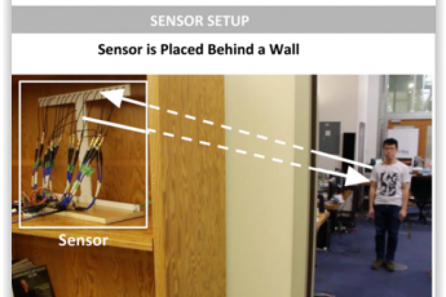 La technologie RF-Capture dveloppe par le MIT permet - via des signaux WiFi - de dtecter les dplacements d'une personne. (crdit : D.R.)