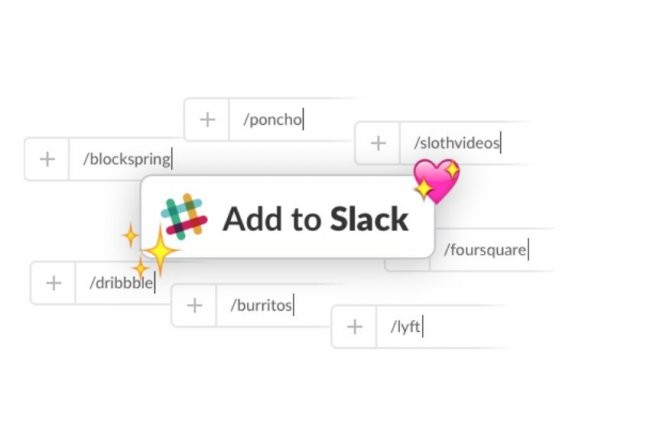 On peut maintenant accder  Blockspring, Lyft ou Foursquare depuis son application Slack.