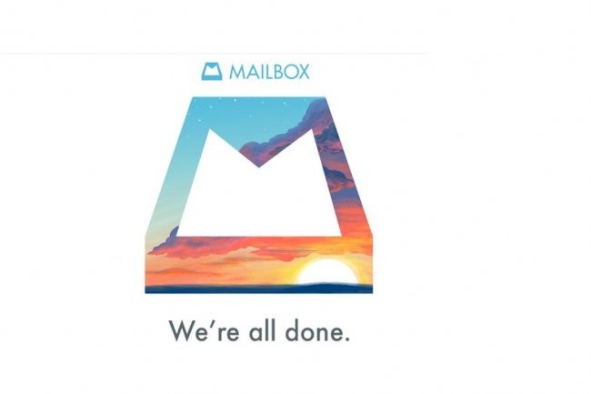 Mailbox va s'arrter dans deux mois et demi. Dropbox fournit  ses utilisateurs des outils pour leur faciliter la transition vers le nouveau client de messagerie. (crdit : D.R.)
