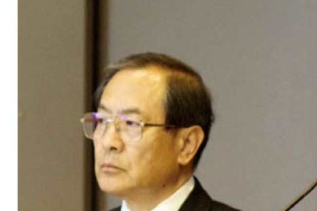 Masashi Muromachi, CEO de Toshiba,  a annonc des coupes drastiques ce lundi,  l'occasion de la publication des rsultats financiers du groupe. Crdit: IDG NS