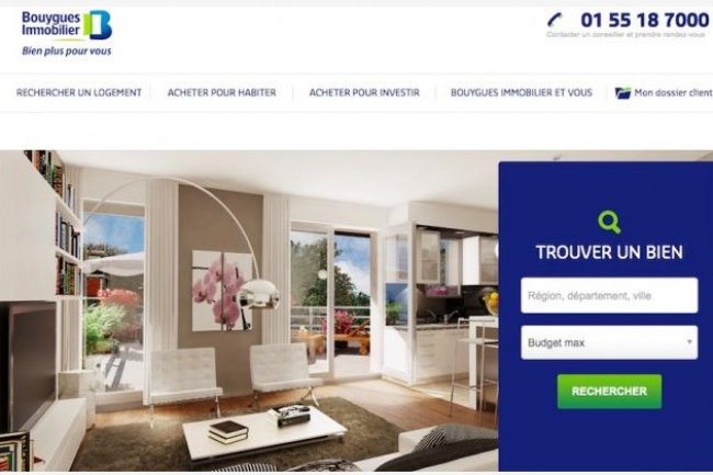 Les bannires commerciales du site Bouygues Immobilier sont maintenant gnres automatiquement par DoubleClick de Google.