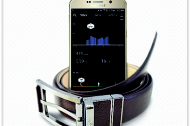 Welt, la ceinture connecte de Samsung permettant de surveiller son embonpoint. Un cadeau idal en priode de ftes... (crdit : D.R.)