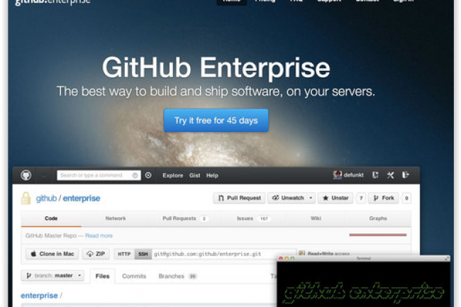 GitHub Entreprise arrive sur Bluemix, le PaaS d'IBM. (crédit : D.R.)
