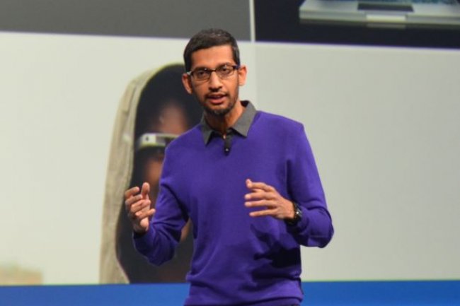 Sundar Pichai, CEO de Google depuis août 2015, a indiqué hier que sa société respectait les législations fiscales des pays où elle évoluait. (crédit : Martyn Williams/IDGNS)