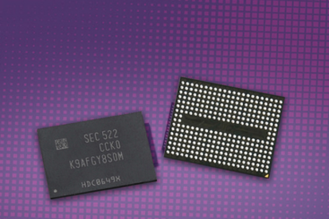 Samsung double la capacit de ses puces flash NAND qui passent  256 Go. (crdit : D.R.)