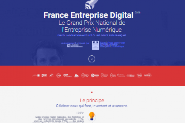 France Entreprise Digital 2016 récompense les projets incarnant le mieux les valeurs d'innovation et de transformation numérique en France. (crédit : IT News Info)