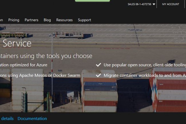 Azure Container Service (ACS), disponible depuis aujourd'hui, supporte DC/OS de Mesosphere et Swarm de Docker.