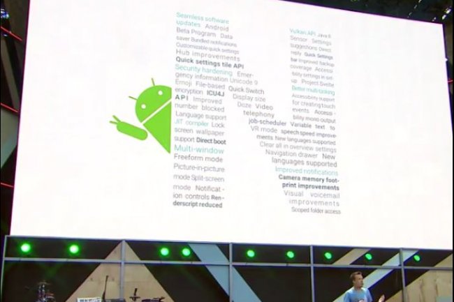 Sur Google I/O, David Burke, responsable de l’ingénierie d’Android, a invité les utilisateurs à proposer des noms pour Android N. (crédit : MacWorld) 