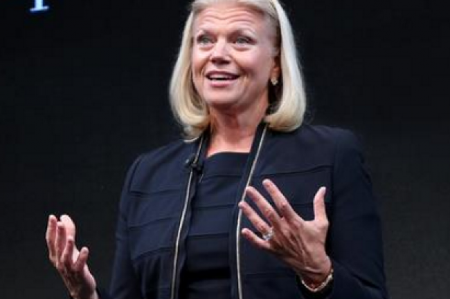 La CEO d'IBM Virginia Rometti doit faire face à une décroissance continue du chiffre d'affaires de l'entreprise depuis 16 trimestres consécutifs. (crédit : D.R.)