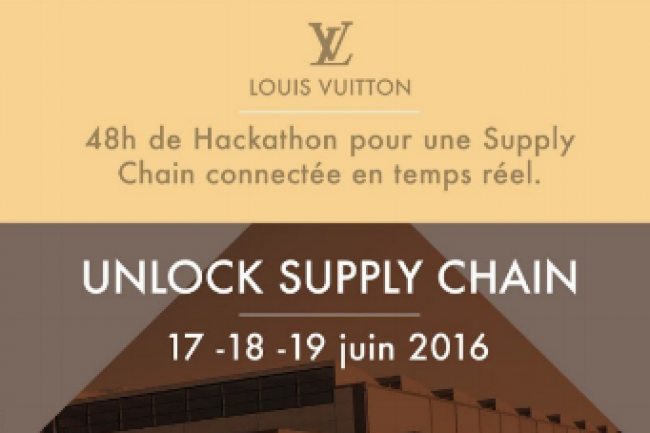 Le hackathon de Louis Vuitton ddi  la supply chain connecte se droulera du 17 au 19 juin  l'Ecole 42. (crdit : D.R.)