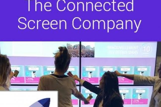 The Connected Screen, soutenu par le CIP, concourt dans la catgorie grand prix de France Entreprise Digital 2016. (crdit : D.R.)