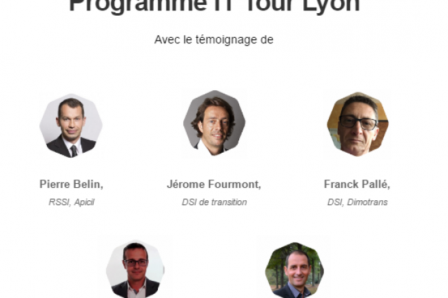 L'IT Tour  Lyon va se drouler  la CCI de Lyon le 22 septembre 2016. Liste d'intervenants non exhaustive. (crdit : LMI)