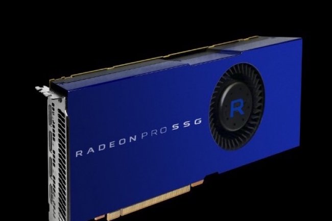 Avec la Pro SSG, AMD associe une carte 3D et un SSD 1To pour acclrer le chargement des donnes la VR et les jeux.
