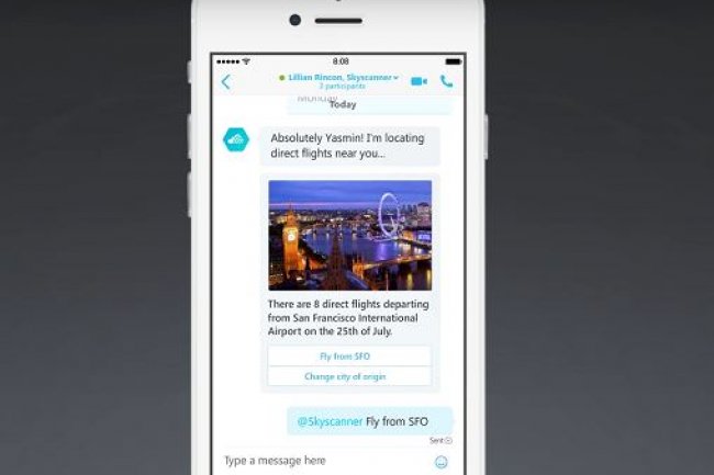 La Skype Bot Platform comporte une panoplie d'outils permettant aux développeurs de créer des robots de conversation. Crédit: D.R. 