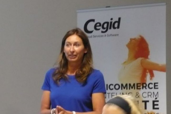 Les fonds anglo-saxons qui vont racheter Cegid sont très présents dans l'IT et « ils aiment le retail », assure Nathalie Echinard, directrice de la division Retail de l'éditeur français. (crédit : LMI)