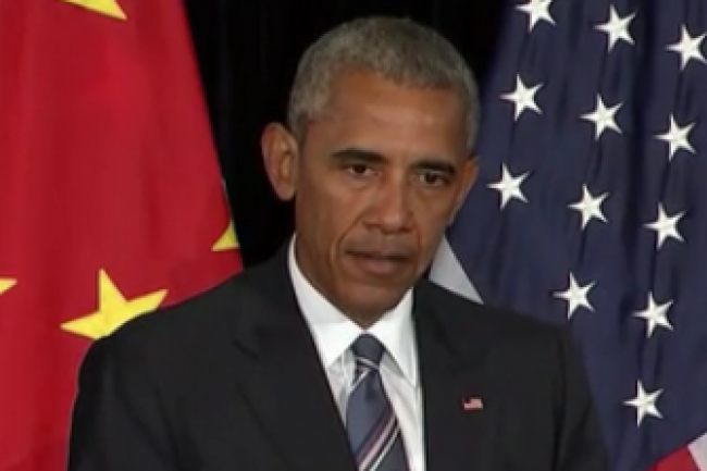 Barack Obama s'est exprimé en marge du G20 qui s'est tenu à Hangzhou en Chine à propos de la « logique d'escalade » dans le domaine des cyberattaques. (crédit : D.R.)