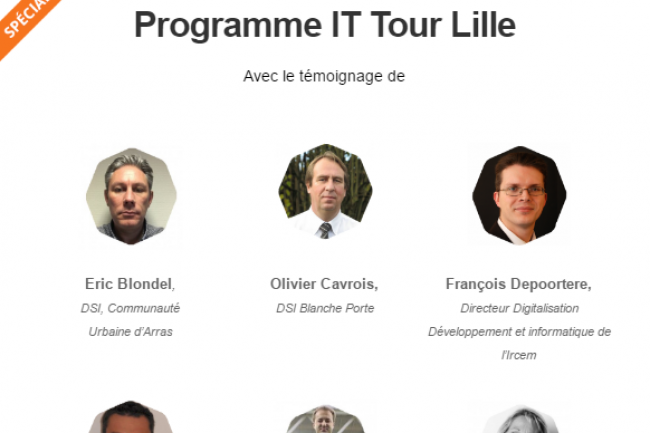 L'IT Tour Lille se droulera le 16 novembre prochain. Inscrivez-vous ! (crdit : D.R.)