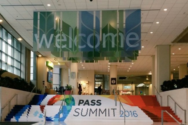 Le PASS Summit 2016 consacr  SQL Server 2016 et aux solutions analytiques de Microsoft s'est tenu  Seattle du 25 au 28 octobre 2016. (crdit : D.R.)