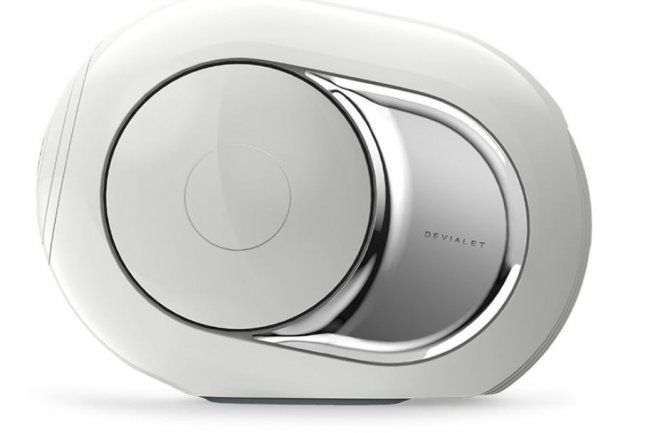 La Phantom, l'enceinte-ampli connecte ultra-compacte conue par Devialet est commercialise depuis 2015 dans les Apple Store. Crdit: D.R 