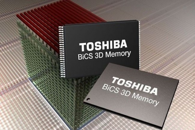 Toshiba et Westerne Digital travaillent de concert pour accroitre la densit des composants NAND flash. (Crdit D.R.)