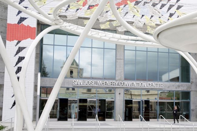 C'est le McEnery Convention Center de San Jose qui accueillera l'dition 2017 de la confrence dveloppeurs WWDC d'Apple. (crdit : D.R.)