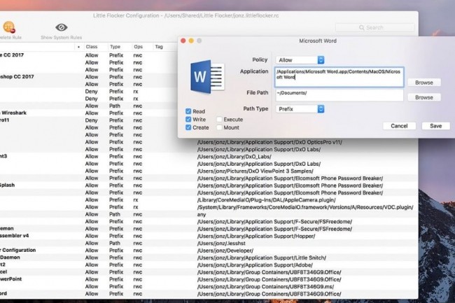 Little Flocker assure une protection des fichiers sur les Mac pour dtecter la prsence d'ventuels ransomwares. (crdit ; D.R.)