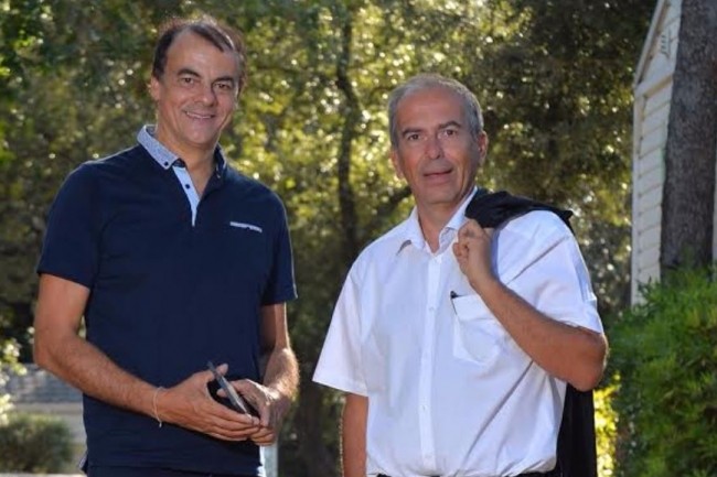 Grard Tremblay, PDG d'Osmozis ( gauche), et Yves Boulot, directeur gnral dlgu d'Osmozis. (crdit : D.R.)