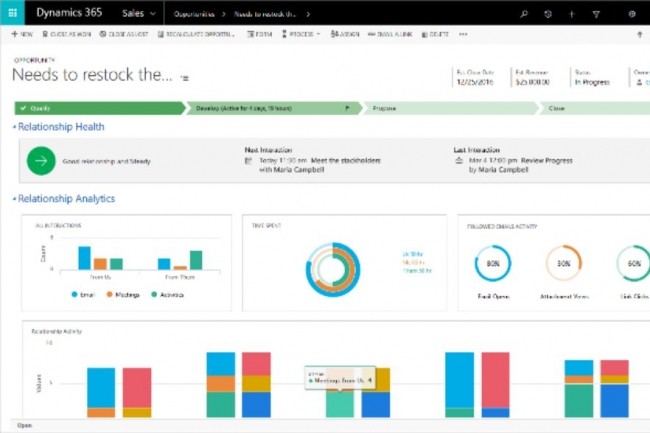 Dynamics 365 for Sales a t livr en novembre en disponibilit gnrale. Il peut maintenant afficher les contacts grs avec Linkedin Sales Navigator. 