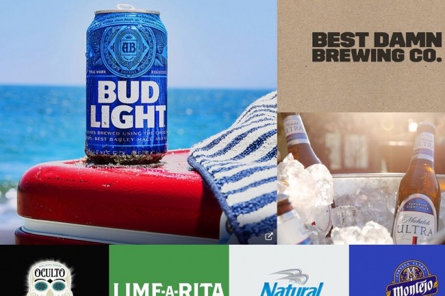 Anheuser-Busch, filiale du brasseur AB InBev, compte dans son portefeuille des marques comme Bud Light, Stella Artois Cidre ou encore Leffe. (crdit : D.R.)