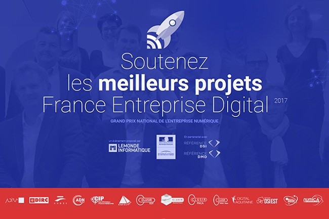 Venez voter pour les meilleurs projets IT et numriques de France dans les catgories Start-up et Transformation de France Entreprise Digital 2017. (crdit : D.R.)