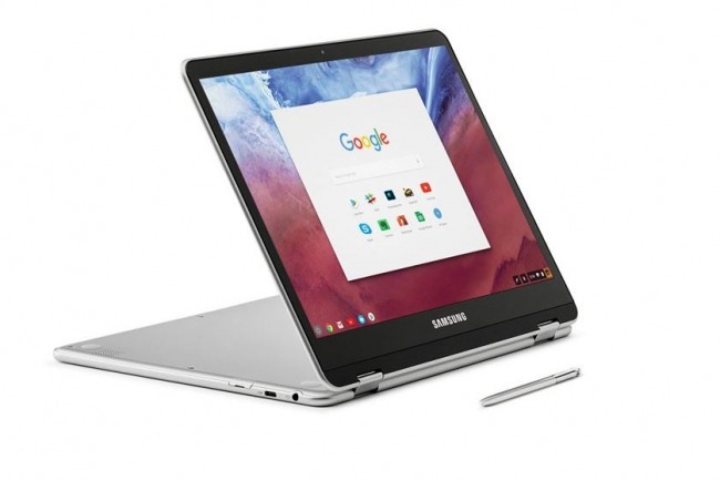 Via un partenariat avec Google, AirWatch prend en charge la gestion des terminaux sous Chrome OS (ci-dessus, l'un des derniers Chromebook de Samsung)