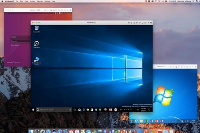 La virtualisation de PC Windows sous MacOS avec Desktop 13 de Parallels. (crédit : Parallels)