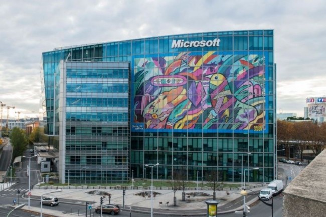 Microsoft France a son siège social à Issy-les-Moulineaux en petite ceinture (92) de la capitale. (crédit : D.R.)