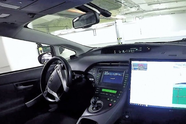 La technologie d'automatisation de conduite d'AImotive a déjà été testée fin 2016 dans une Toyota Prius autonome bardée de capteurs. (Crédit photo : AImotive)