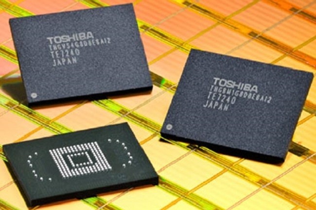 Pour assurer son approvisionnement rgulier en composants NAND flash pour ses SSD, Seagate a russi  mettre un pied dans le rachat de Toshiba Memory. (Crdit Toshiba)
