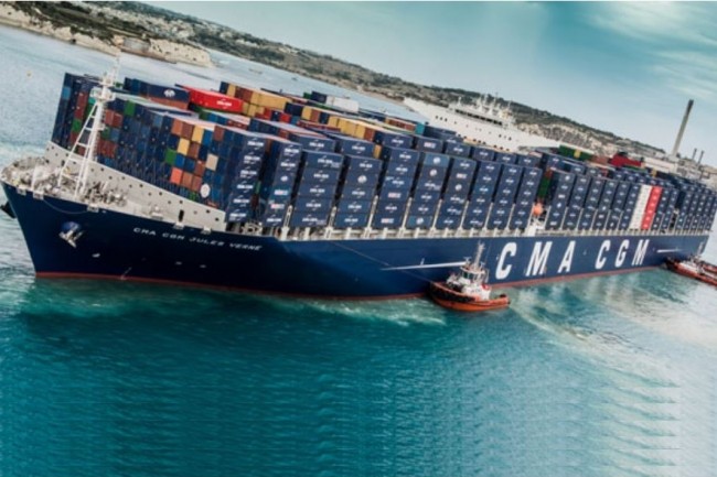 En 2016, la compagnie maritime CMA CGM a transport 15,6 millions de conteneurs dans le monde. (Crdit : D.R.)