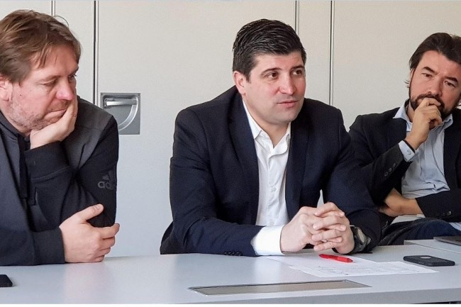 De gauche  droite, les deux nouveaux co-prsidents de FTCA Eric Landri (Qwant), Cdric Messina (My Coach) et Olivier Ricard (360&1) vice-prsident du territoire niois. (crdit. FTCA)