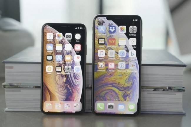 L'iPhone XS affiche une taille d'cran de 5,8 pouces et celle du XS Max monte  6,5. (Crdit Daniel Masaoka / IDG)