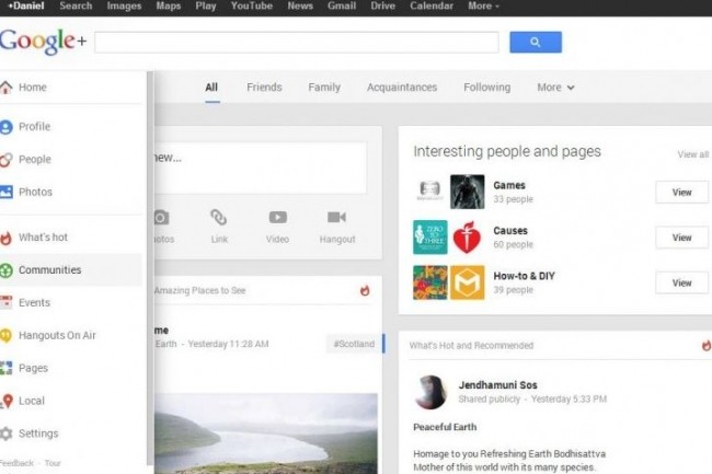 Google a dévoilé des fonctionnalités répondant à la « nouvelle orientation » professionnelle de Google+ lors de son dernier événement Cloud Next. (crédit : D.R.)