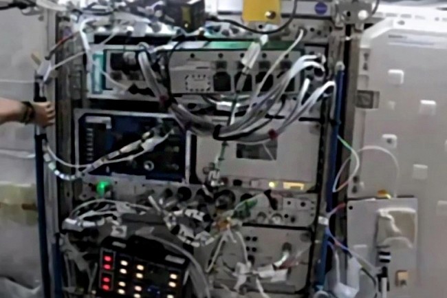 Le supercalculateur Spaceborne de HP dans la station spatiale ISS. (crdit : Nasa)