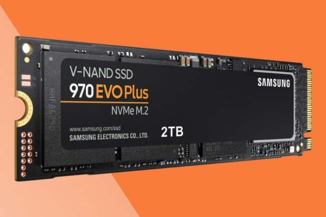 Plus rapide et moins cher grâce à un changement de microcode, le SSD 970 EVO Plus monte jusqu'à 2 To. (Crédit Samsung)