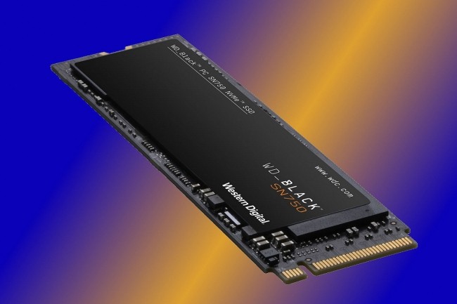 Le WD black sn750 NVMe gaming SSD de Western Digital. (Crédit : Western Digital)