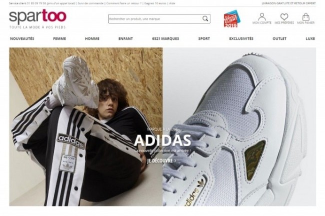 Spartoo distribue en ligne des chaussures et autres produits de mode issus de nombreux fournisseurs. (Crédit : D. R.)