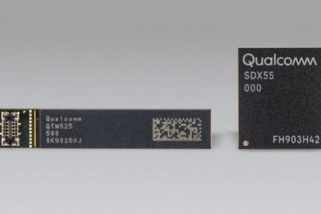 Qualcomm a déjà annoncé un modem 5G Snapdragon X55 de seconde génération pouvant atteindre des vitesses de 7 Go/s. (Crédit Qualcomm)