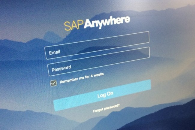 Lanc en mai 2016, SAP Anywhere est UN service de front-office pour les petites entreprises. (Crdit Peter sayer/IDG)