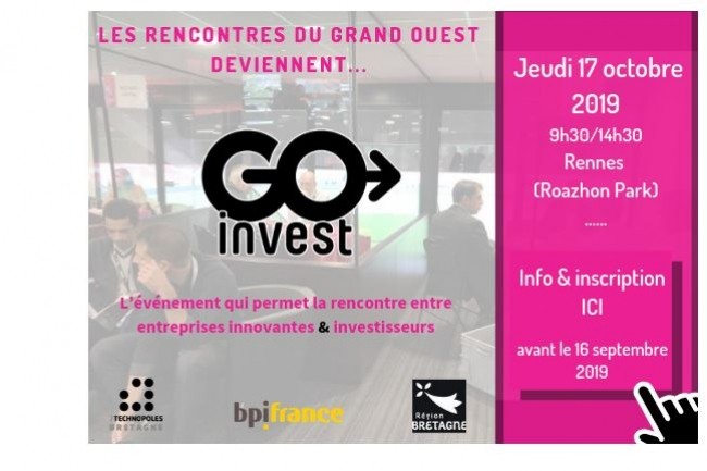 Go Invest favorise les synergies entre des acteurs rgionaux et nationaux et des jeunes entreprises bretonnes en recherche de financement. Crdit. Go Invest.   
