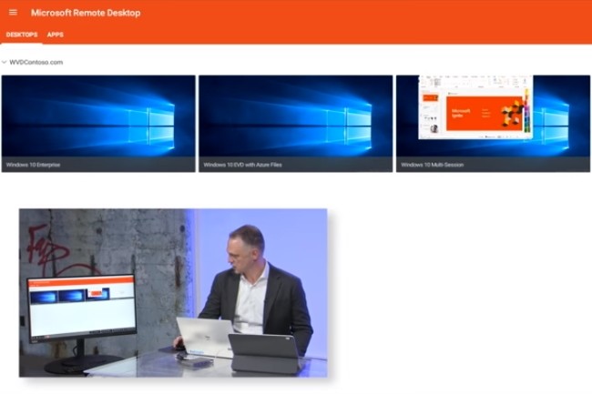 Le mode multi-sessions de Windows Virtual Desktop est une fonction demande. (Crdit Photo: Microsoft)